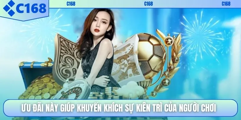 Ưu đãi này giúp khuyến khích sự kiên trì của người chơi